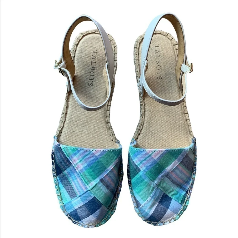 Talbots | Talbots Izzy d'Orsay Espadrilles - Madras